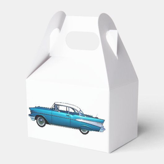 クラシックカー1957 Chevy BelAireカスタムお気に入りボックス フェイバーボックス (裏面サイド)