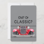 クラシックカー？おもしろ誕生日カード 1932年式Ford カード (正面)