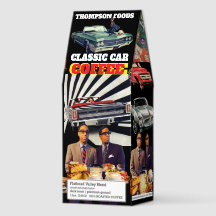 クラシックカー コーヒー 340g ダークロースト フラット
