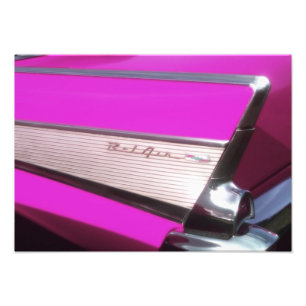クラシックカー: シボレー・ベルエア フォトプリント