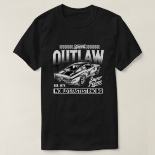 クラシックカー スピードアウトロー Tシャツ