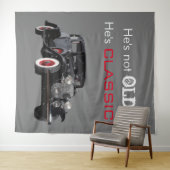 クラシックカー レトロ フォトブース 背景 タペストリー (インサイチュ(横))