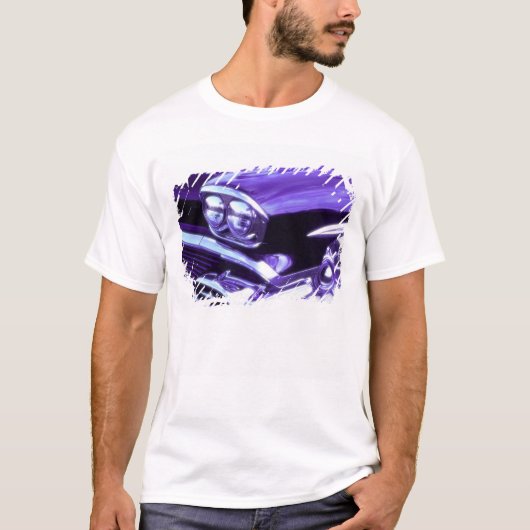クラシックカー: 1958年型シボレー Tシャツ (正面)