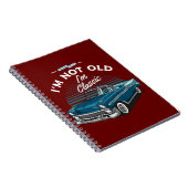 クラシックカーCHEVY BELエアコンバーチブル1956 ノートブック (右側)