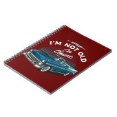 クラシックカーCHEVY BELエアコンバーチブル1956 ノートブック (左側)