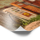 クラシックガスポンプ フォトプリント            (角)