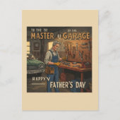 クラシックガレージワークショップお父さんの日 ポストカード (正面)