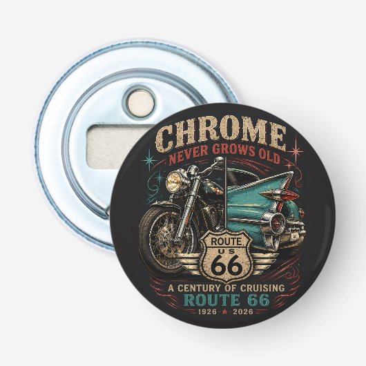 クラシックガレージ・バーに欠かせないChrome 栓抜き (正面)