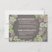 クラシックガーデンヘルボア詳細エンクロージャカード 招待状 (正面)