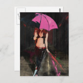 クラシックガール ポストカード (正面/裏面)