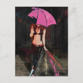 クラシックガール ポストカード
