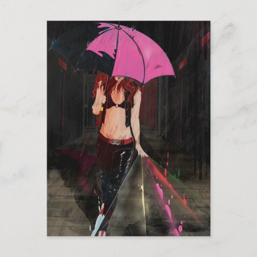 クラシックガール ポストカード (正面)