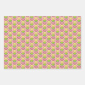 クラシックキャンディリコリースホイップフルーツ棒つきキャンデースライス ラッピングペーパーシート (正面3)