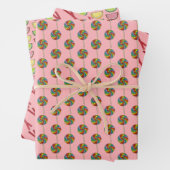 クラシックキャンディリコリースホイップフルーツ棒つきキャンデースライス ラッピングペーパーシート (インサイチュ)