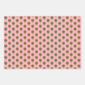 クラシックキャンディリコリースホイップフルーツ棒つきキャンデースライス ラッピングペーパーシート (正面)