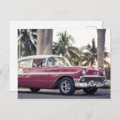 クラシックキューバ車のポストカード ポストカード (正面/裏面)