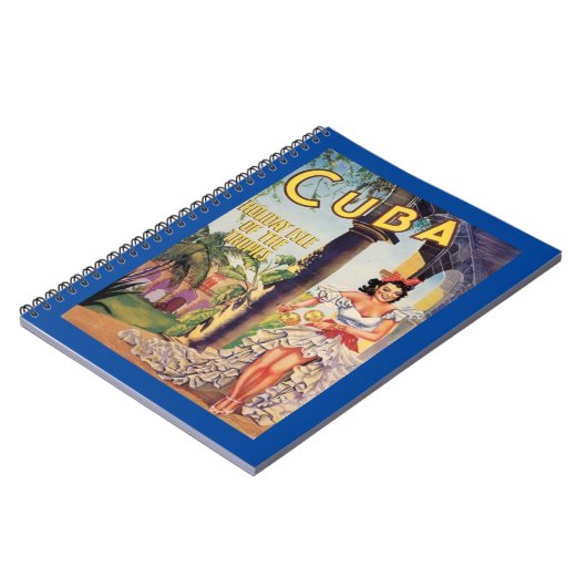 クラシックキューバ ホリデー アイランドオブトロピックス ノートブック (左側)