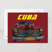 クラシックキューバ,ヴィナレスのアメリカ車 ポストカード (正面/裏面)