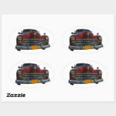 クラシックキューバ,ヴィナレスのアメリカ車 楕円形シール (シート)