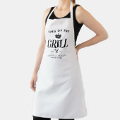 クラシックキングオブザグリルバーベククラウングルメパパメンズ エプロン (インサイチュ)