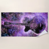 クラシックギタービーチタオル ビーチタオル (正面)