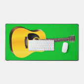 クラシックギター音楽 デスクマット (キーボード&マウス)