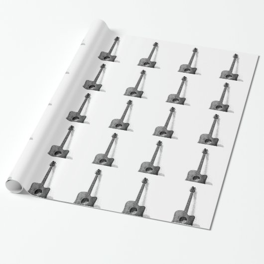 クラシックギター ラッピングペーパー (アンロールド)