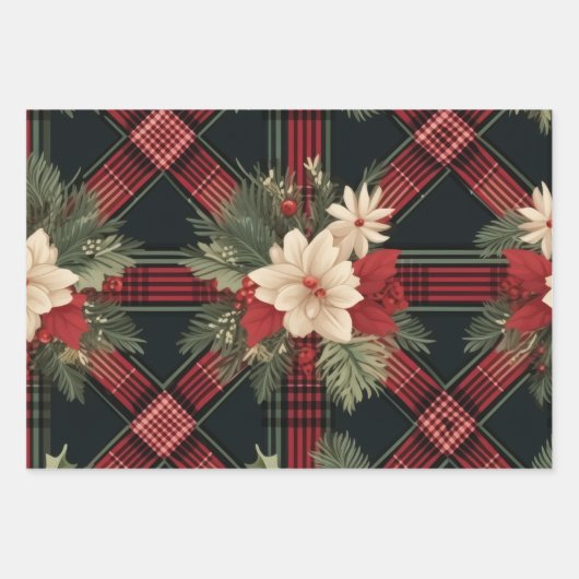 クラシックギフトの折り返しをチェック» ラッピングペーパーシート (正面)