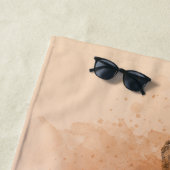 クラシックギリシアのアポロ像 ビーチタオル (インサイチュ)