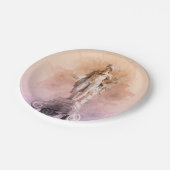 クラシックギリシアのアポロ像 ペーパープレート (アングル)