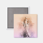 クラシックギリシアのアポロ像 マグネット (正面/裏面)