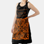 クラシックギリシインスパイアア パーソナライズされた エプロン (インサイチュ)