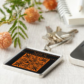 クラシックギリシインスパイアア パーソナライズされた キーホルダー (側面)