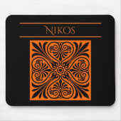 クラシックギリシインスパイアア パーソナライズされた マウスパッド (正面)