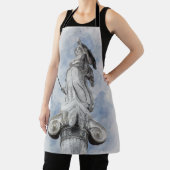 クラシックギリシャの彫像アテナエプロン – 神話 エプロン (インサイチュ)