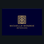 クラシックギリシャ鍵金ゴールド/ネイビーブルーロゴダウンロード ポスター<br><div class="desc">このポスターとダウンロード可能なロゴファイルを使用してブランドを高めエレガント、独自の文字で使用できる金ゴールドギリシャの鍵のロパーソナライズされたゴを搭載する。この多彩なロゴは、見本市やイベントブースで展示会やブティックの運営を行う企業に最適だ。ギリシャの鍵モチーフのクラシックの魅力は、あなたのブランドのアイデンティティに洗練と時代を超越したスタイルのtouchを追加し、それはあなたのウェブサイトからソーシャルメディアまで、さまざまなマーケティング材料のための優れた選択を作る。この特徴的なロゴをダウンロードしスタイリッシュて、思い出に残る印象を作り、クラシックエレガンスのtouchであなたのブランドを際立たせる。ポスタープリントまたはダウンロードファイルとして利用可能。デザイン© 1201AMデザインスタジオ | www.1201am.com</div>