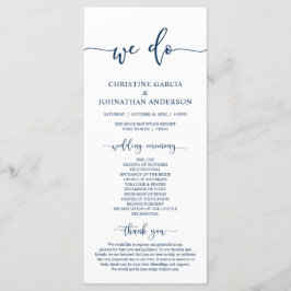 クラシッククラス結婚式 プログラムカード プログラム