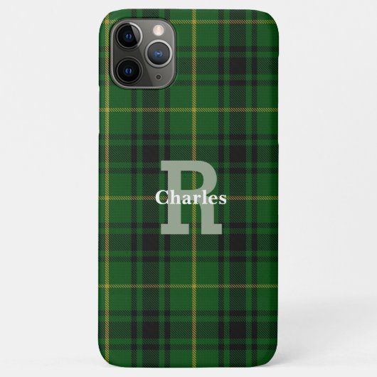 クラシッククラン・マッカーサー・プレイド Case-Mate iPhoneケース (裏面)