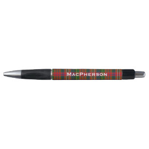 クラシッククランMacPhersonタータンチェックプレカスタムイド ボールペン