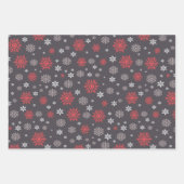 クラシッククリスマスのアイコン ラッピングペーパーシート (正面)