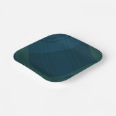 クラシッククリスマスのシンプル休日パーティー ペーパープレート (傾斜あり)