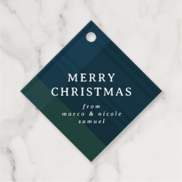 クラシッククリスマスのプシンプルライド海パーソナライズされた兵 フェイバータグ