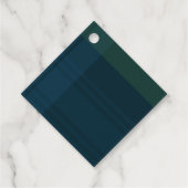 クラシッククリスマスのプシンプルライド海パーソナライズされた兵 フェイバータグ (裏面)