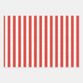 クラシッククリスマスのポインセチア包装紙 ラッピングペーパーシート (正面3)