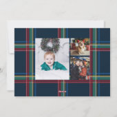 クラシッククリスマスの写真 シーズンカード (裏面)