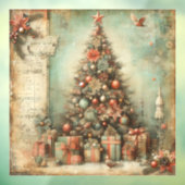 クラシッククリスマスの木の窓の貼り ウィンドウサイン (シート3)