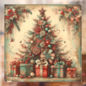 クラシッククリスマスの木の窓の貼り ウィンドウサイン (シート2)