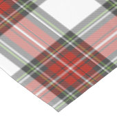 クラシッククリスマスの格子模様 テーブルクロス (アングル)