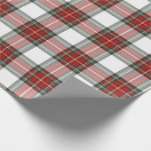 クラシッククリスマスの格子模様 ラッピングペーパー (角)