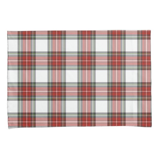 クラシッククリスマスの格子模様 枕カバー (正面右)